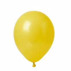 ⁦בלון גומי פסטל 5 אינץ' חבילה של 100 יח' YELLOW 070⁩ – תמונה ⁦1⁩