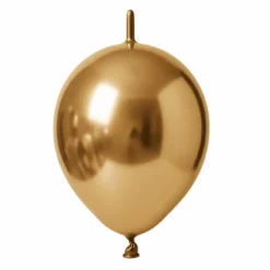 ⁦בלון גומי לינק כרום 6 אינץ' חבילה של 100 יח' GOLD 800⁩ – תמונה ⁦1⁩