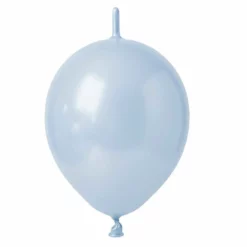 ⁦בלון גומי לינק מקרון 12 אינץ' חבילה של 100 יח' BLUE 750⁩ – תמונה ⁦1⁩