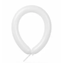 ⁦בלון גומי נקניק Q160  חבילה של 100 יח' WHITE 170⁩ – תמונה ⁦1⁩