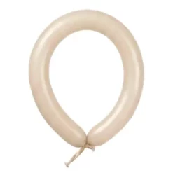 ⁦בלון גומי נקניק רטרו Q260 חבילה של 100 יח' WHITE SAND 173⁩ – תמונה ⁦1⁩
