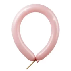 ⁦בלון גומי נקניק Q260 חבילה של 100 יח' PASTEL DUSK ROSE 210⁩ – תמונה ⁦1⁩