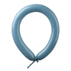 ⁦בלון גומי נקניק Q260 חבילה של 100 יח' PASTEL DUSK BLUE 250⁩ – תמונה ⁦1⁩