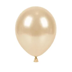 ⁦בלון גומי מטאלי פיץ' 12 אינץ' חבילה של 100 יח' 612 PEACH⁩ – תמונה ⁦1⁩