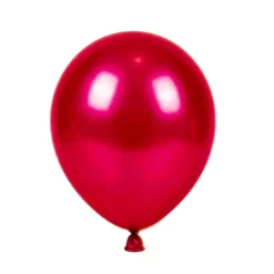 ⁦בלון גומי מטאלי אדום 12 אינץ' חבילה של 100 יח' RED 410⁩ – תמונה ⁦1⁩